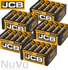 JCB INDUSTRIAL AA & AAA SUPER ALKALINE BATTERIES BATTERY LR3 LR6 LONGEST EXPIRY
