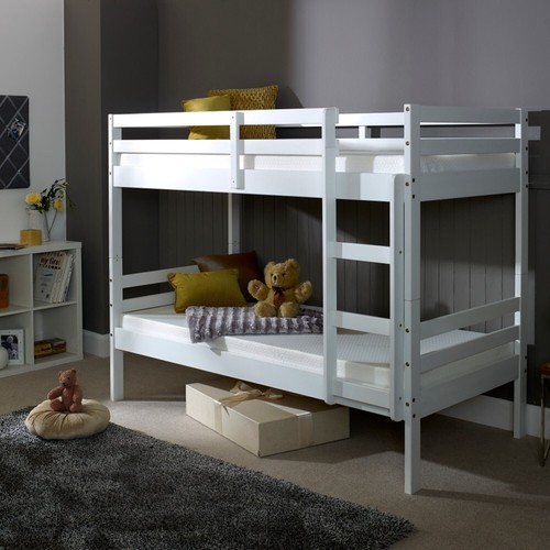 Wooden bunk bed - durham, white