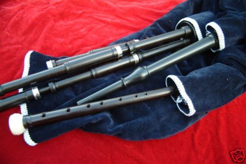 Smallpipes blackwood silver - &,