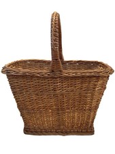 vintage wicker basket Height