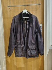 Barbour Men's Bedale Waxed Jacket with A Cotton Tartan Lining. Size L
