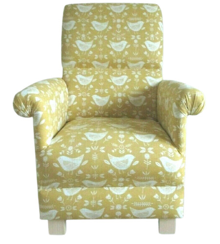 Armchair ochre mustard nursery - armchair,