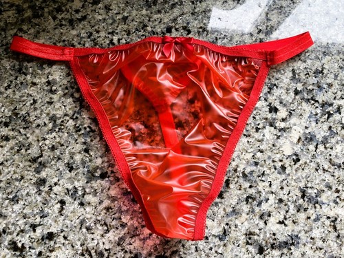 Handmade pvc thong - , panties