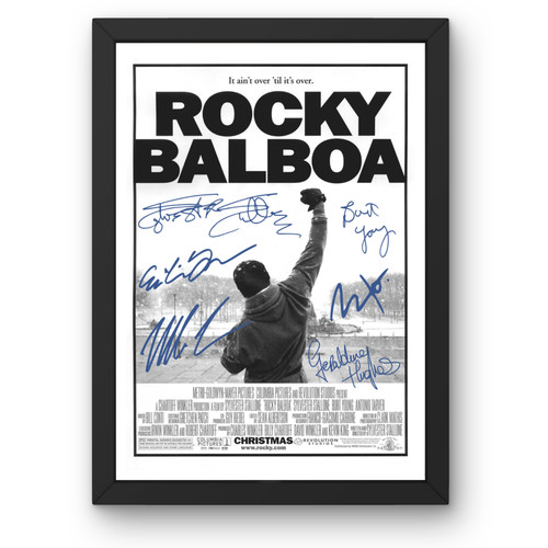 Rocky balboa autograph - balboa,
