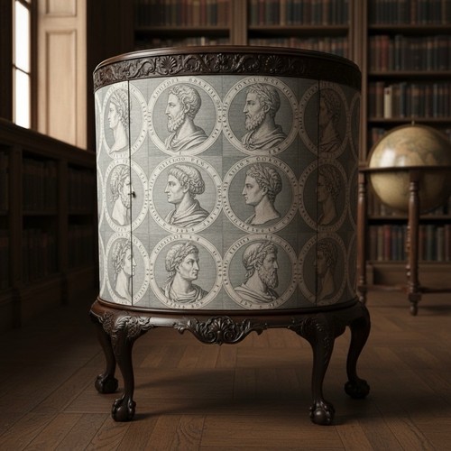 Demi lune cabinet sideboard - lune,