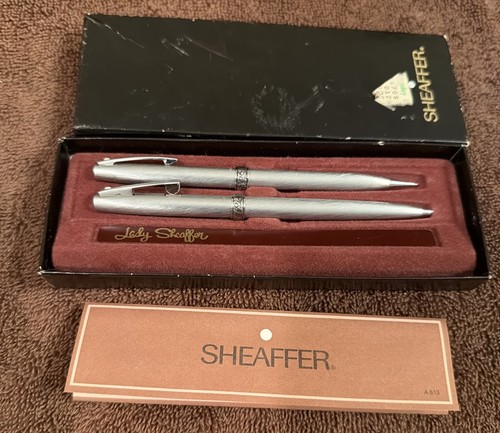 Vtg lady sheaffer white dot - white,