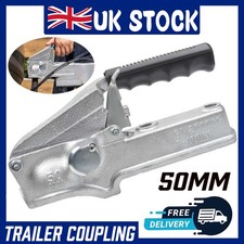 BRADLEY TYPE HEAVY CAST TRAILER COUPLING HITCH 2600KG TOWING TOW BAR BALL 50MM
