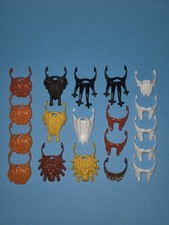 PLAYMOBIL lot mustache beard