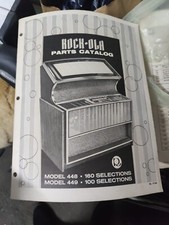 SERVICE MANUAL JUKEBOX ROCK OLA 448 449 PARTS CATALOG SCHEMA ELETTRICO TARGHETTE
