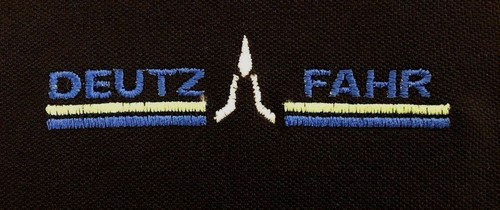 Deutz fahr tractor embroidered - deutz,