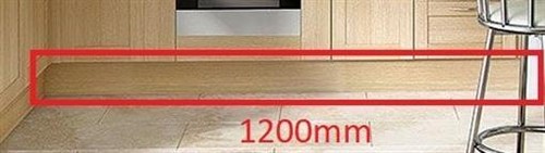 Oak effect plinth kickboard - oak,