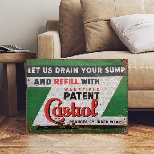 Vintage style rare - rare, castrol