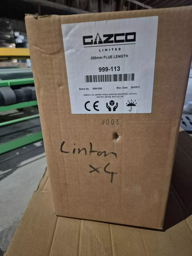 Gazco balanced flue length - 8",