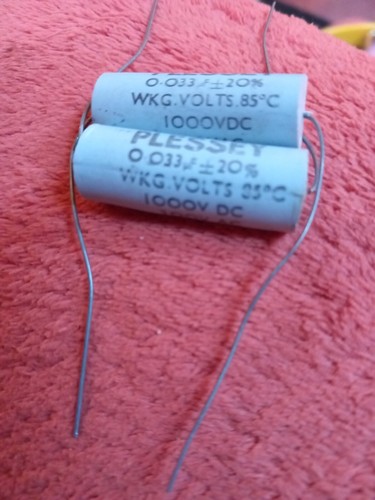 Nos vintage plessey 033uf - , 0.033uf