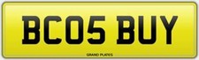 BUYS BUYER BUYING PAY NUMBER PLATE BC05 BUY REGISTRATION 2005 CARS ONWARD BUY