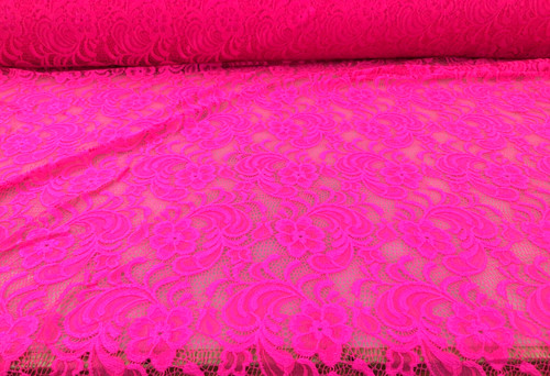 Embroidered stretch lace - embroidered,