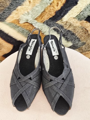 Tamaris cross strap peep - tamaris,