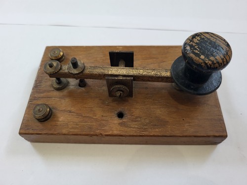 Antique brass telegraph - brass,