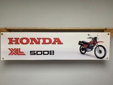 Honda XL500s Banner Motorcycle