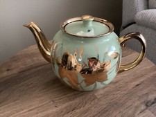 Sadler Vintage Blue Green Gold