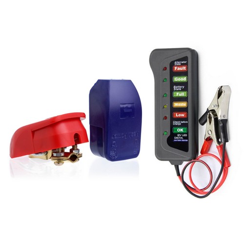 12v led dynamo battery tester - led,