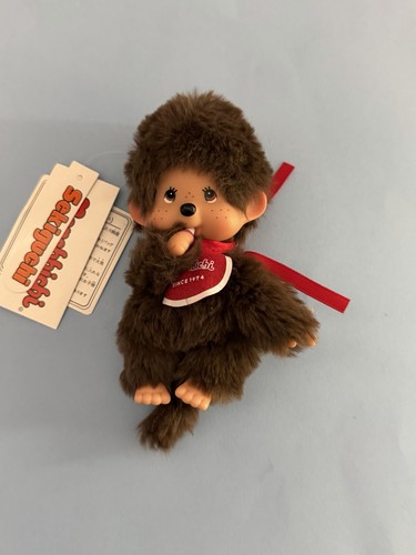 Monchichi keychain boy - keychain,