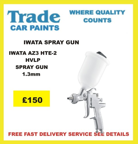 Iwata spray gun hvlp 3mm - gun, 1.3mm