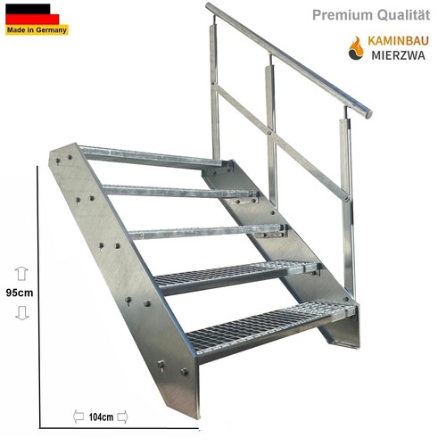 Premium steel stair steps - steel,