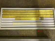 Gravograph 4 x Block Fonts - Engraving - Engraving - Letters - Font