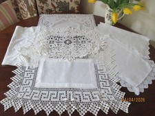 SIX FRESH WHITE LINEN HAND