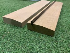 Exterior Door Frame External Cill Solid Oak 145mm x 45mm with/without PVC Bar