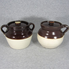 2 Vintage Stoneware Pottery