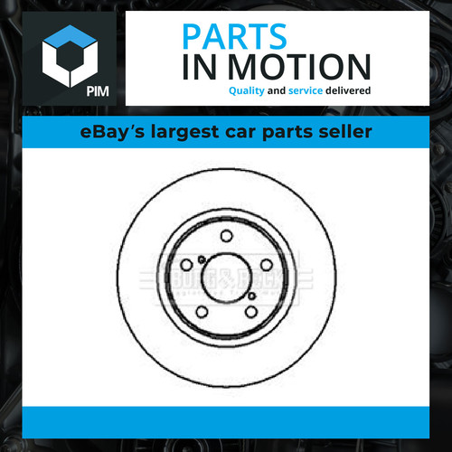 Brake discs pair - discs, vented