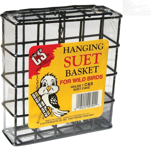 Wild bird suet basket d - bird, 1.5"
