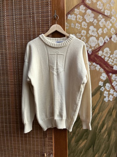 Vintage guernsey woolens cream - woolens,