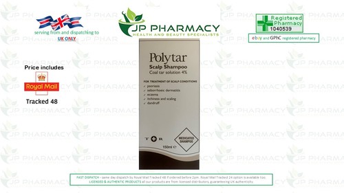 Polytar scalp shampoo coal - polytar, tar