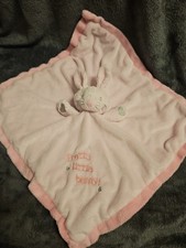 Primark Early Days Pink Bunny Rabbit Comforter Blankie pretty Little Bunny