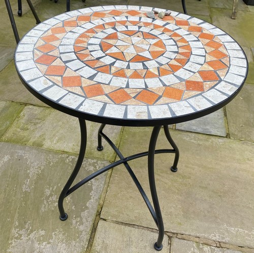 Mosaic round bistro - bistro, table