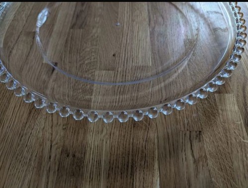 Acrylic clear beaded - 6,