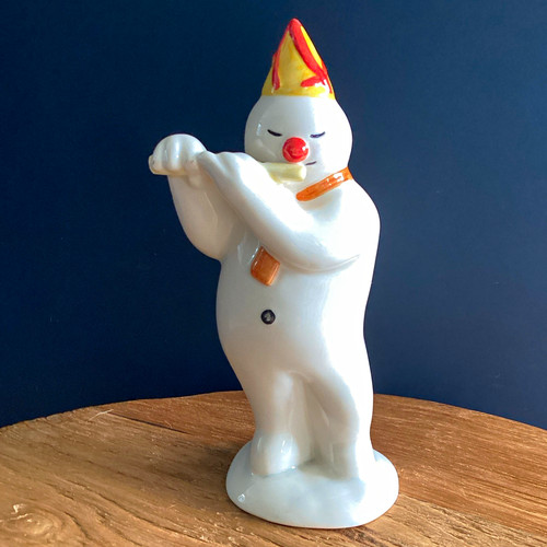 Royal doulton snowman flute - doulton,