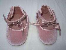 ❤ ALDO baby girls shoes pink velvet satin bow size 3