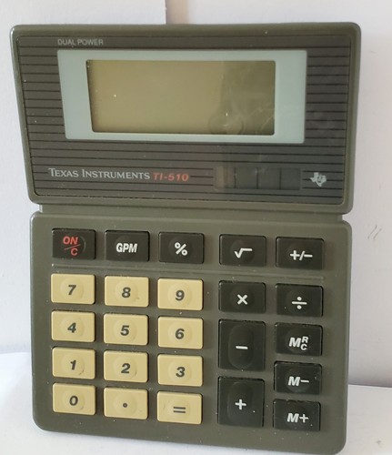 Retro texas instruments 510 - texas, ti-510