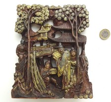 ANTIQUE CHINESE HAND CARVED