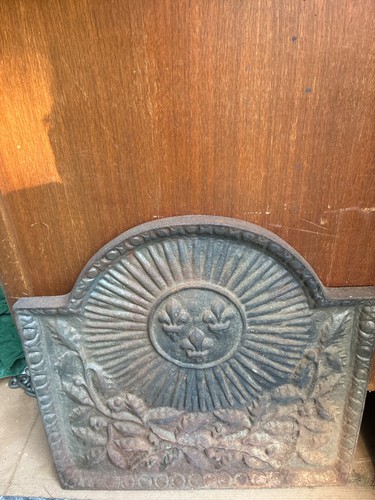 Louis xiv cast - iron, back