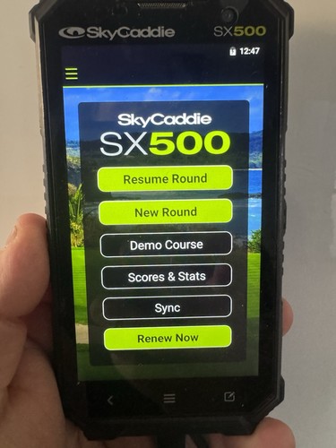 Skycaddie sx500 handheld golf - skycaddie,