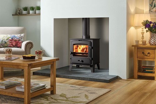 Stovax county wood burning - burning, /
