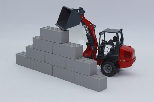 Concrete block bricks - 10,
