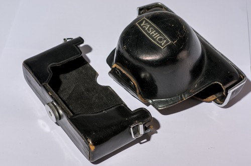 Yashica minister leather case - yashica,