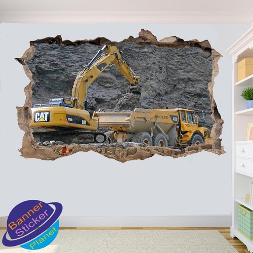 Mine excavator and - and, truck
