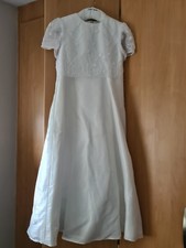 Confirmation Dress Size 44 Children (Includes; Gloves, Bag, Veil)